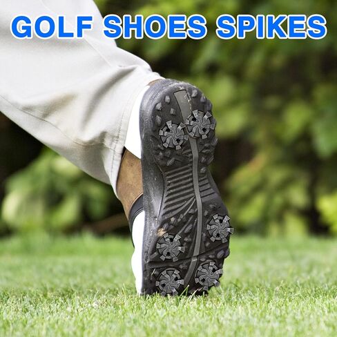 20Pcs Golf Spikes Golf Shoe Spikes Replacements,Golf Spikes for Any Shoe,Suitable for Use on Lawns or Golf Courses in Saudi Arabia