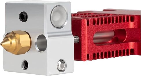 CR-6 SE Hotend Extruder Kit، أجزاء طابعة ثلاثية الأبعاد من سبائك الألومنيوم مجموعة أطراف ساخنة مع 5 قطع 0.4 مم فوهة نحاس MK8، كتلة حرارية و5 قطع جورب سيليكون للطابعة ثلاثية الأبعاد Creality CR-6 SE/CR-6 MAX/CR-5 Pro in Kuwait