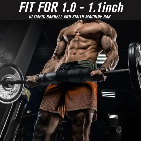 G4Free 7pcs Barbell Pad Set for Squat, Hip Thrusts, Lunges, Leg day, Standard Olympic Bars with 2 Gym Ankle Safety Straps, 3 Hip Resistance Bands, Barbell Pad and Carry Bag in Saudi Arabia