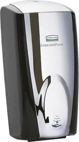 Rubbermaid Commercial Products Technical Concepts Touch-Free Auto Foam Soap Dispenser, Chrome, 10.9" x 5.2" x 5.2", For School/Restaurant/Office/Airport Bathrooms in Kuwait