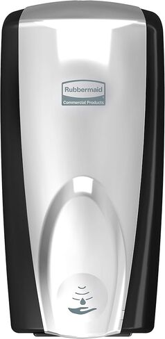 Rubbermaid Commercial Products Technical Concepts Touch-Free Auto Foam Soap Dispenser, Chrome, 10.9" x 5.2" x 5.2", For School/Restaurant/Office/Airport Bathrooms in Kuwait