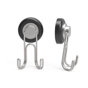 Ant Mag Magnets Heavy Duty 80lbs Neodymium Magnet Hooks Great for Refrigerator Grill Cruise Hooks Magnetic Hangers Tools Holding for Kitchen Office Classsroom and Workplace