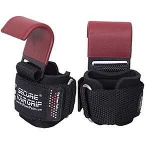 Weight Lifting Hooks Heavy Duty Lifting Wrist Straps Pull Ups Deadlift Straps Power Lifting Grips Padded Workout Straps for Weightlifting Gym Gloves for Men & Women Premium Workout Equipment