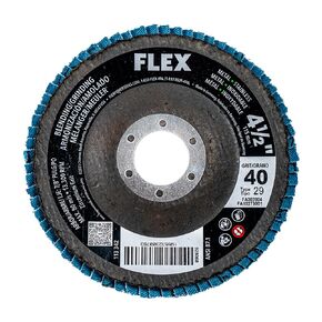 FLEX 4-1/2-inch 60 Grit SightMAX Flap Disc, Type 29 - FA302002