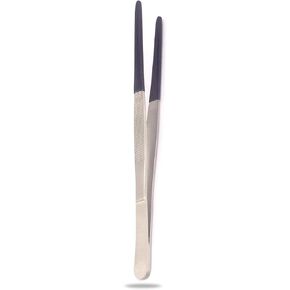 8" ULTRASONIC CLEANING TWEEZERS TONGS PVC SOFT-COATED STEAM CLEANING JEWELRY MAKING TOOL