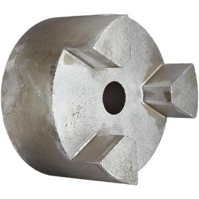 Martin ML099BLK 1/2 Universal Series Jaw Coupling, Sintered Steel, Inch, 0.5" Bore A, 0.5" Bore B, 2.531" OD, 1.063" Length, 290 in-lbs Nominal Torque