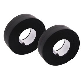 Waterproof Caulk Tape Sealant Strip, 0.87"W x 10.5'L PVC Sealing Tapes for Kitchen Bathroom Bathtub Countertop Toilet Sink (2 Pcs, Black)