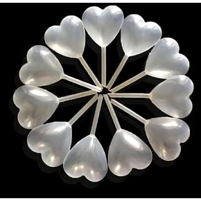 50pcs Clear Heart Shape 4ml Plastic Squeeze Transfer Pipettes Liquid Dropper Pasteur Pipette