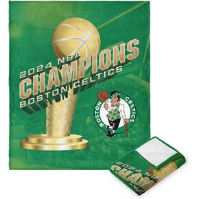Northwest NBA Boston Celtics NBA Champions 2024 Silk Touch Throw Blanket, 50" x 60", Sovereign