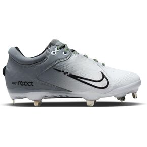 Nike Hyperdiamond 4 Elite Low Metal Softball Cleats SZ 9 Gray | Black
