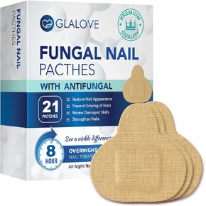 Toenail Fungus Treatment Patches: Nail Fungus Treatment for Toenail - Extra Strength Toe Nail Fungal Patches - Nail Repair Patches - 8-Hour Nighttime Nail Renewal Patches - 21 Patches in Kuwait