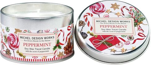 Michel Design Works Soy Wax Candle in Travel Tin Size, Peppermint in Kuwait