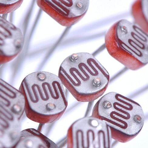 EBOOT 30 Pieces Photoresistor Photo Light Sensitive Resistor Light Dependent Resistor 5 mm (5539) in Saudi Arabia