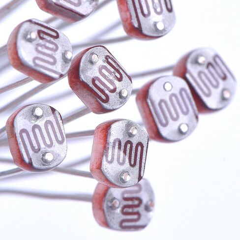 EBOOT 30 Pieces Photoresistor Photo Light Sensitive Resistor Light Dependent Resistor 5 mm (5539) in Saudi Arabia