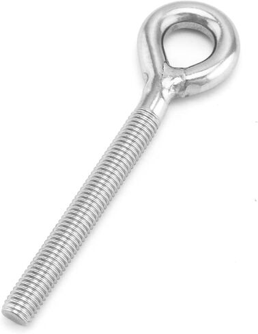 QWORK M8 Eye Bolt Ring Bolts, 10 Pack Heavy Duty Stainless Steel Shoulder Lifting Ring Threaded Eyebolts, Welded Closed Screw Rod Eye Screw Bolts in Saudi Arabia