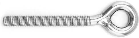 QWORK M8 Eye Bolt Ring Bolts, 10 Pack Heavy Duty Stainless Steel Shoulder Lifting Ring Threaded Eyebolts, Welded Closed Screw Rod Eye Screw Bolts in Saudi Arabia