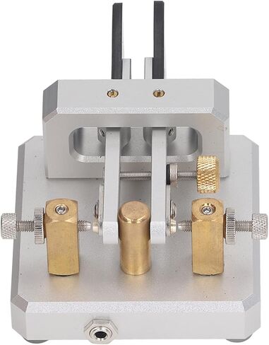 Marhynchus Morse Code Key, Morse Code Key Double Paddle Morse Code Key Stainless Steel Automatic Morse Radio Experiment, Cb & Two Way Radios (Silver) in Saudi Arabia