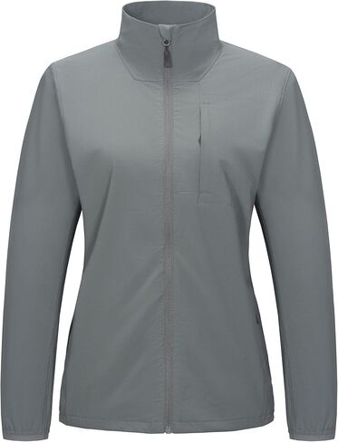 Little Donkey Andy Women's Running Woven Jacket Lightweight Breathable Windproof UPF50+ Shirt for Hiking Golf in Kuwait