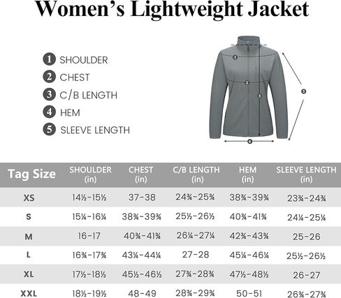 Little Donkey Andy Women's Running Woven Jacket Lightweight Breathable Windproof UPF50+ Shirt for Hiking Golf in Kuwait