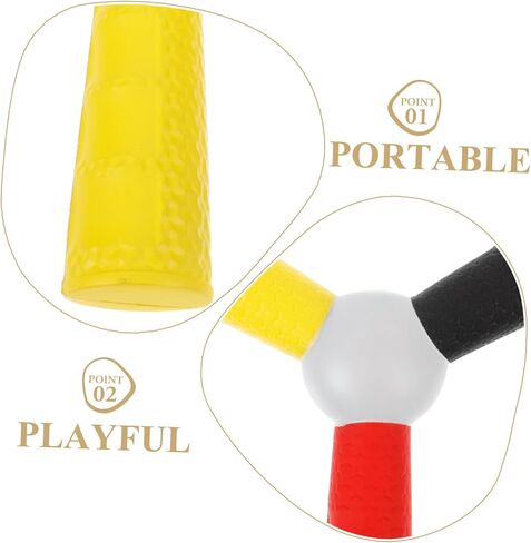 Throwing Stick Training Tool Interactive Toy Multi-handle Stick Catch Stick Focus-improving Toy Multicolor Stick Hand Exercise Toy Funny Plaything Stick Catching Toy Colored Stick in Kuwait