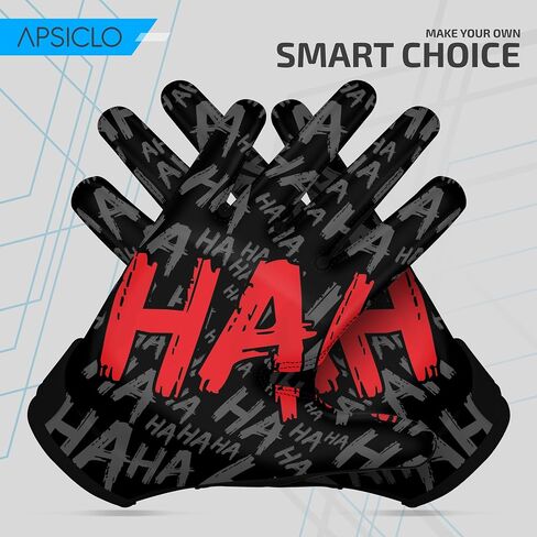 Football Receiver Gloves Sticky Silicone Grip Youth - Adult & Kids Sizes in Saudi Arabia