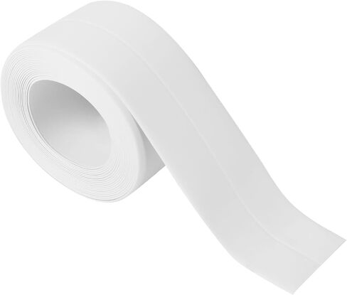Caulk Tape Sealant Strip, Waterproof Self Adhesive Caulking Tape, Bath and Kitchen Sink Tub and Wall Sealing Tape for Kitchen Countertop, Toilet, Bathtub Floor Wall Edge Protector (1 White) in Saudi Arabia