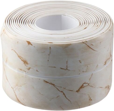 2" x 102"Caulk Strip,Bath & Kitchen Caulk Tape Sealant Strip,PVC Self Adhesive Tub and Wall Sealing Tape Caulk Sealer,Caulk Strip for Kitchen Sink Toilet Bathtub in Saudi Arabia