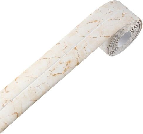 2" x 102"Caulk Strip,Bath & Kitchen Caulk Tape Sealant Strip,PVC Self Adhesive Tub and Wall Sealing Tape Caulk Sealer,Caulk Strip for Kitchen Sink Toilet Bathtub in Saudi Arabia