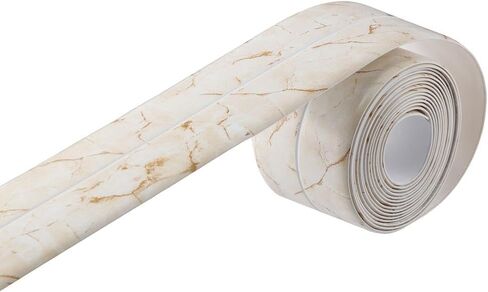 2" x 102"Caulk Strip,Bath & Kitchen Caulk Tape Sealant Strip,PVC Self Adhesive Tub and Wall Sealing Tape Caulk Sealer,Caulk Strip for Kitchen Sink Toilet Bathtub in Saudi Arabia
