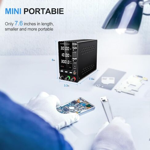NICE-POWER DC Power Supply Variable 120V 3A 360W LiFePO4 Nickel-Metal Lithium Ion Hydride Battery Charger 6V 12V 24V 36V 48V 60V 92V 100V Battery Charging Bench Power Supplies Output OCP Ah Display in Kuwait