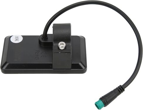 عرض الدراجة الكهربائية، 36 فولت 48 فولت LCD GD01 عرض 5 دبوس قابس مقاوم للماء لعرض المقود 22.2 مم in Kuwait