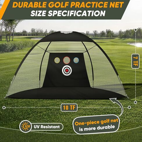 شبكة جولف، شبكة ممارسة الجولف، شبكة ضرب الجولف، شبكات جولف للقيادة في الفناء الخلفي، كرات جولف حقيقية، 10x7 أقدام الكل في 1 شبكات جولف للقيادة في الفناء الخلفي والتقطيع في الداخل والخارج من KAKO in Kuwait