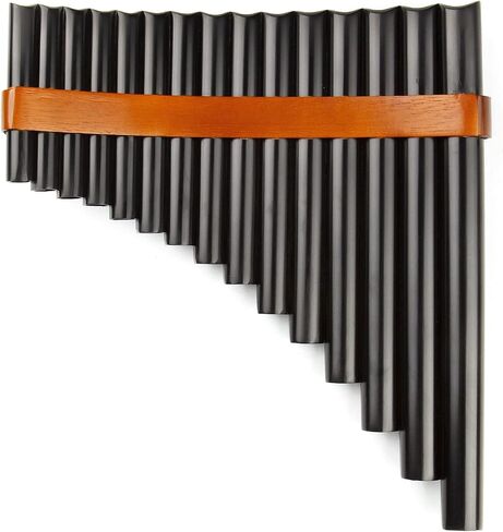 15 Pipes Pan Flute G Key Chinese Traditional Musical Instrument Pan Pipes Woodwind Instrument (left hand) in Kuwait