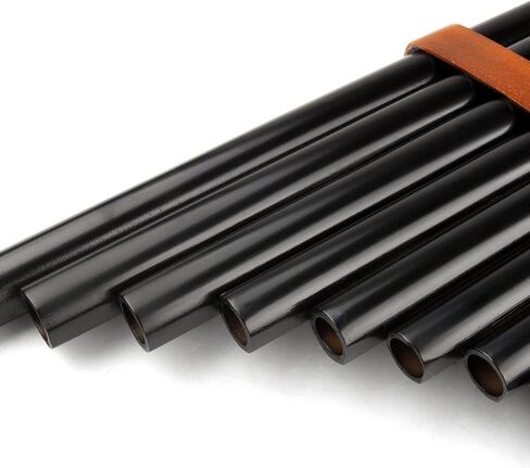 15 Pipes Pan Flute G Key Chinese Traditional Musical Instrument Pan Pipes Woodwind Instrument (left hand) in Kuwait