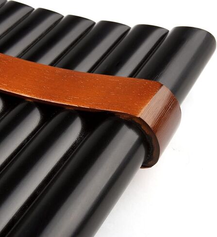 15 Pipes Pan Flute G Key Chinese Traditional Musical Instrument Pan Pipes Woodwind Instrument (left hand) in Kuwait