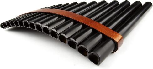 15 Pipes Pan Flute G Key Chinese Traditional Musical Instrument Pan Pipes Woodwind Instrument (left hand) in Kuwait