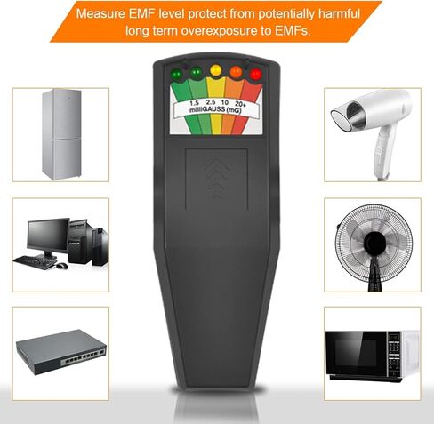 كاشف EMF، 5 قارئ EMF LED، معدات خارقة لصيد الأشباح للمنزل والمكتب والتفتيش الخارجي in Kuwait