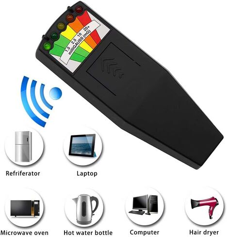 LED EMF Meter Magnetic Field Detector Ghost Hunting Paranormal Equipment Tool Tester Portable Counter in Saudi Arabia