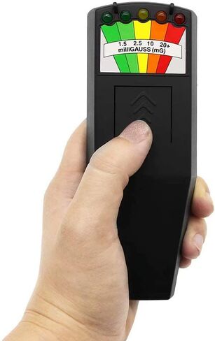LED EMF Meter Magnetic Field Detector Ghost Hunting Paranormal Equipment Tool Tester Portable Counter in Saudi Arabia