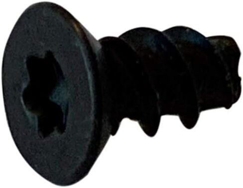 Small Parts 0404LTUB Steel Thread Rolling Screw for Plastic, Black Oxide Finish, 82 Degree Flat Head, Star Drive, #4-20 Thread Size, 1/4" Length (Pack of 100) in Saudi Arabia
