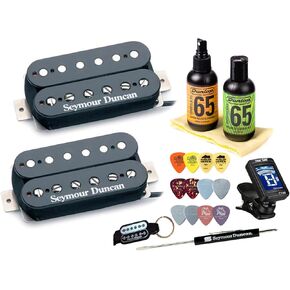 Seymour Duncan Distortion Mayhem Matched Pickup Set SH-6n,b with True Tune Tuner, Dunlop Care Kit, Picks 11108-21-B