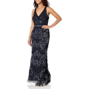 Aidan Mattox by Adrianna Papell Women's Long Sleeveless Gown