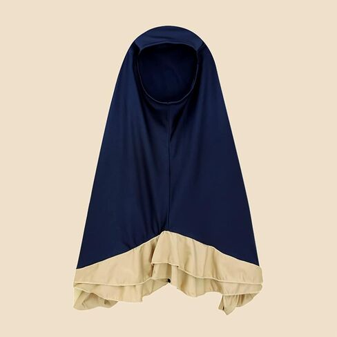 FYMNSI Muslim Clothes for Girls Kids Abaya Long Sleeve Dress with Cotton Full Cover Hijab Islamic Kaftan Prayer Dresses 2PCS in Kuwait