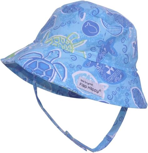 Flap Happy Children Unisex Bucket Hat UPF 50+, Highest Certified UV Sun Protection, Azo-free dye in Kuwait