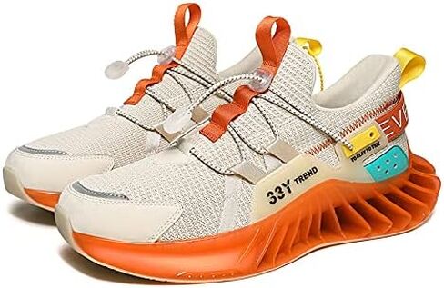 XIDISO Mens Running Shoes Womens Slip On Blade Mesh Fashion Men’s Sneakers Athletic Tennis Sports Cross Casual Training Walking Shoe for Men in Saudi Arabia