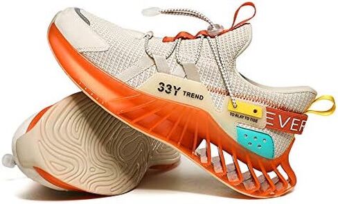 XIDISO Mens Running Shoes Womens Slip On Blade Mesh Fashion Men’s Sneakers Athletic Tennis Sports Cross Casual Training Walking Shoe for Men in Saudi Arabia