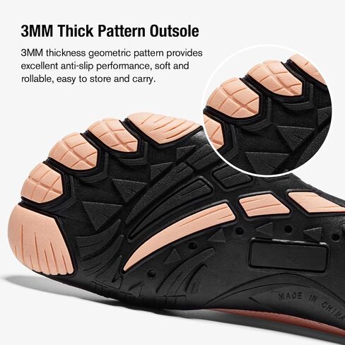 hiitave Womens Water Shoes Quick Dry Barefoot for Swim Diving Surf Aqua Sports Pool Beach Walking Yoga in Saudi Arabia