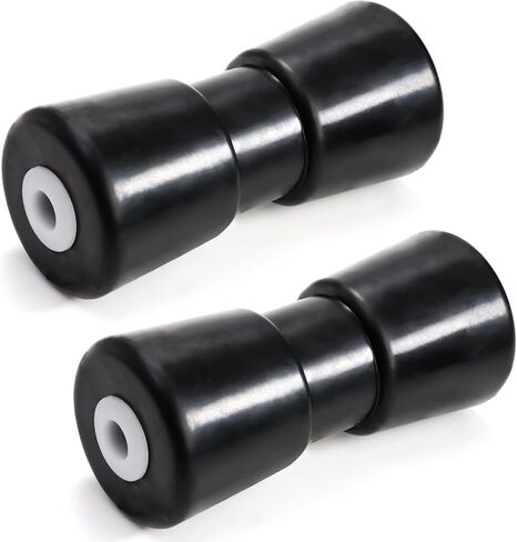 Bekith 2 حزمة 8 بوصة الثقيلة قارب مقطورة الأسطوانة، عارضة المطاط الأسود رمح، المطاط القوس الأسطوانة قارب مقطورة القوس وقف قارب مقطورة الملحقات استبدال أجزاء مقطورة القارب in Kuwait