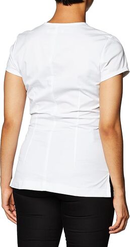 توب حريمي من KOI مطبوع عليه عبارة "Elastic 204 Mackenzie Scrub Top in Saudi Arabia