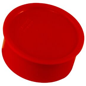 Caplugs 99391221 Plastic Cap for Threaded Connectors. RC-23, PE-LD, to Cap Thread Size 1-7/16 Cap ID 1.43" Length 0.70", Red (Pack of 40)